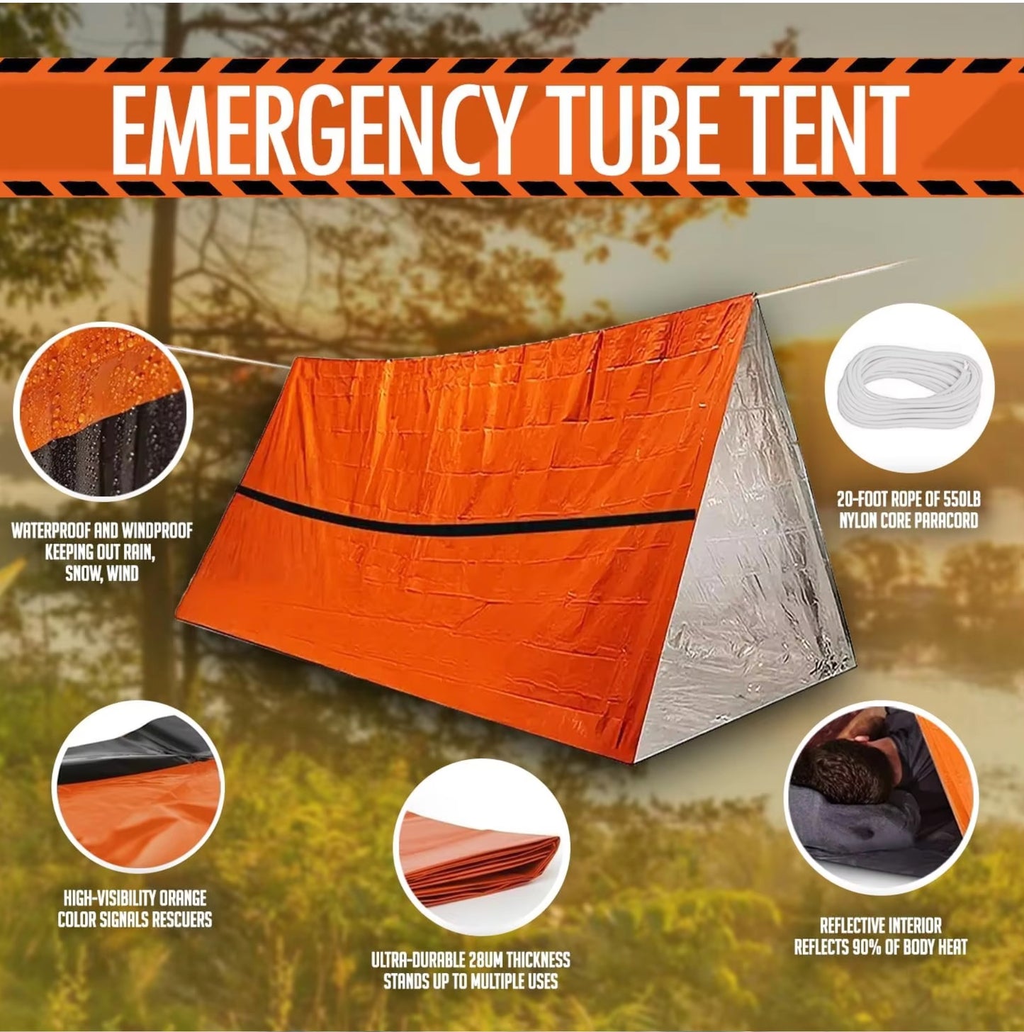 2 Person Emergency Tent